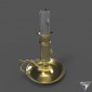 Candlestick with a handle brass Alberti Livio & C (art. AL-82-342)